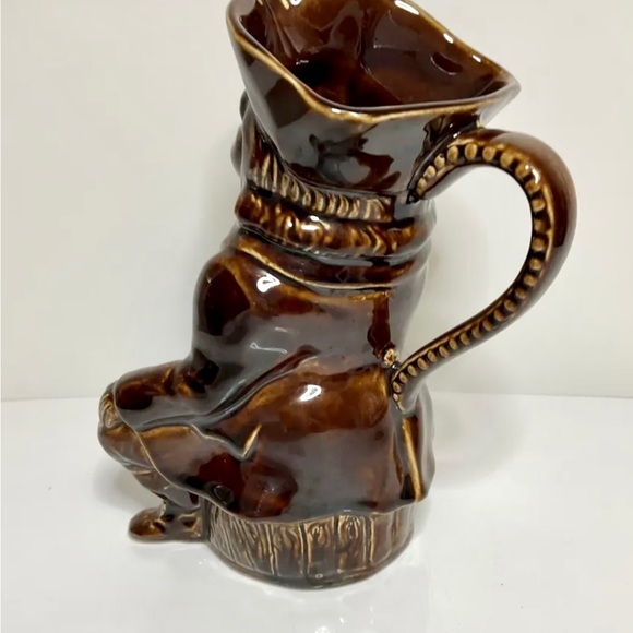 Vintage Pottery Character Toby Jug Mug Brown, England - Picture 3 of 11